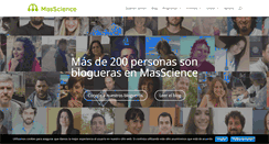 Desktop Screenshot of masscience.com